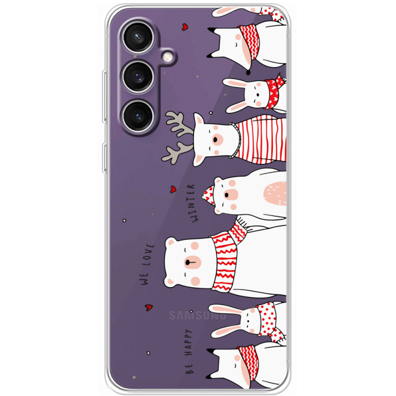 Прозрачный чехол BoxFace Samsung Galaxy S23 FE (S711) The Friendly Beasts
