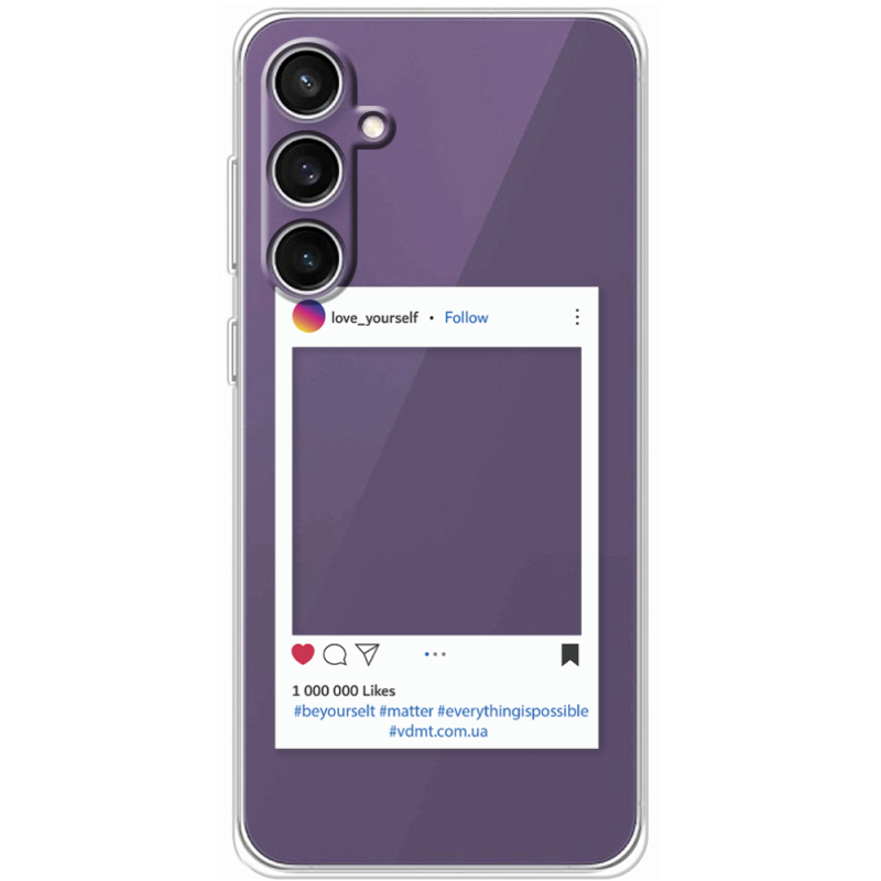 Прозрачный чехол BoxFace Samsung Galaxy S23 FE (S711) Insta