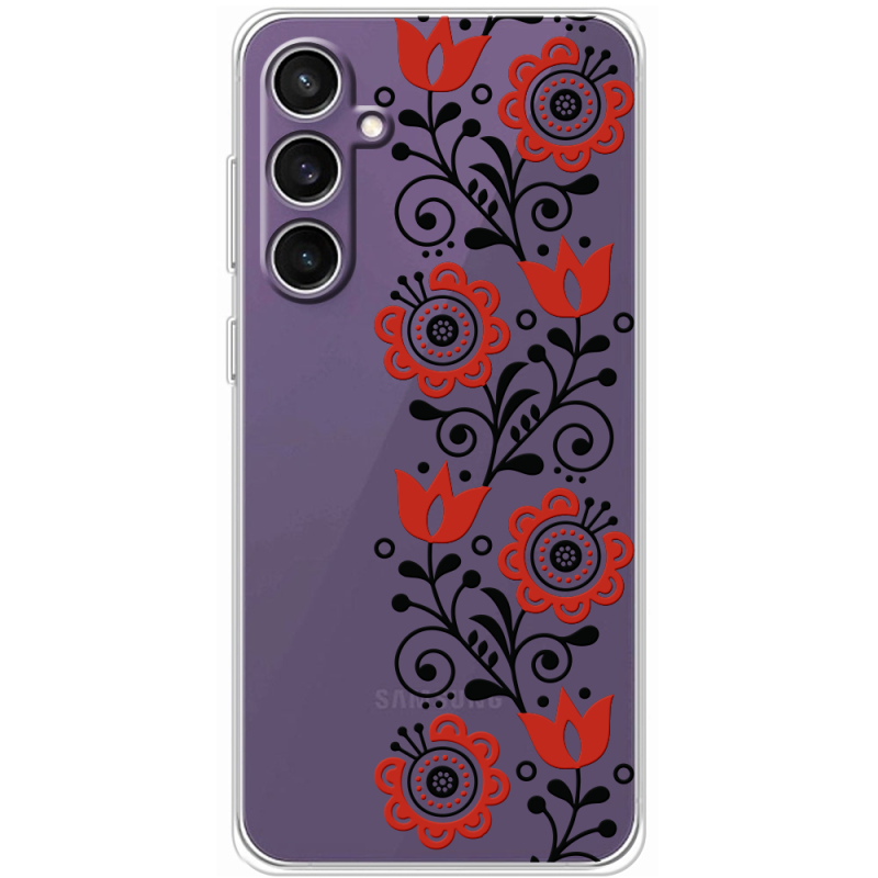 Прозрачный чехол BoxFace Samsung Galaxy S23 FE (S711) Ethno Ornament