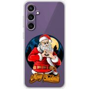 Прозрачный чехол BoxFace Samsung Galaxy S23 FE (S711) Cool Santa