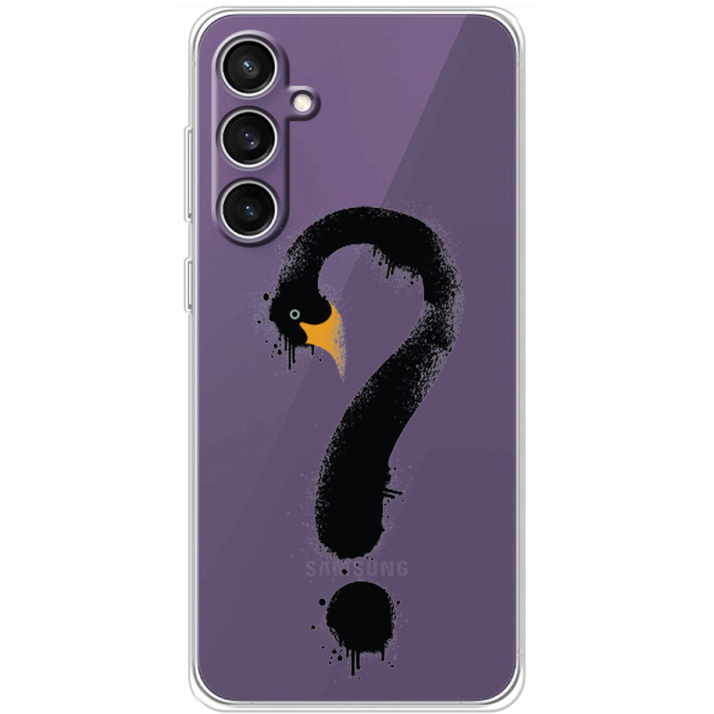 Прозрачный чехол BoxFace Samsung Galaxy S23 FE (S711) Swan question