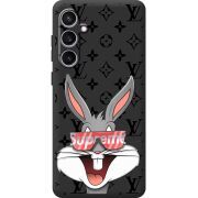 Черный чехол BoxFace Samsung Galaxy S23 FE (S711) looney bunny