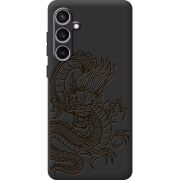 Черный чехол BoxFace Samsung Galaxy S23 FE (S711) Chinese Dragon