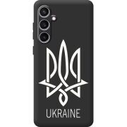 Черный чехол BoxFace Samsung Galaxy S23 FE (S711) Тризуб монограмма ukraine
