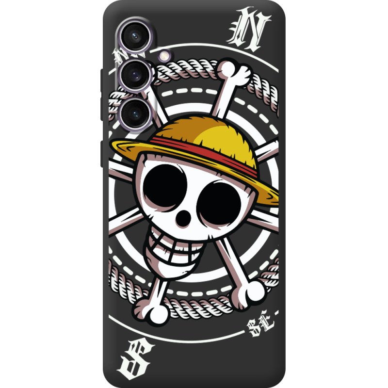 Черный чехол BoxFace Samsung Galaxy S23 FE (S711) One Piece Компас