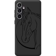 Черный чехол BoxFace Samsung Galaxy S23 FE (S711) Horse