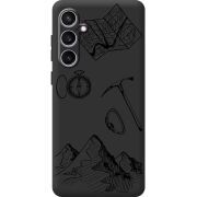 Черный чехол BoxFace Samsung Galaxy S23 FE (S711) Mountains