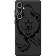 Черный чехол BoxFace Samsung Galaxy S23 FE (S711) Grizzly Bear