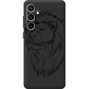 Черный чехол BoxFace Samsung Galaxy S23 FE (S711) Lion