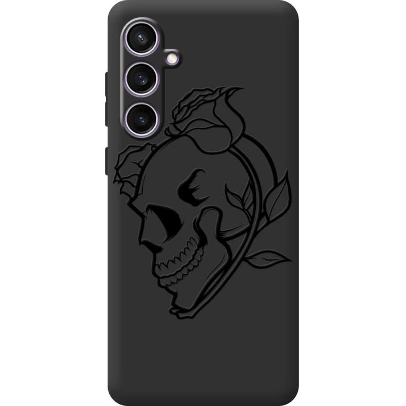 Черный чехол BoxFace Samsung Galaxy S23 FE (S711) Skull and Roses