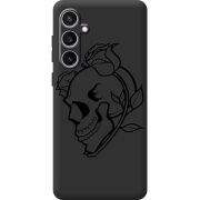 Черный чехол BoxFace Samsung Galaxy S23 FE (S711) Skull and Roses