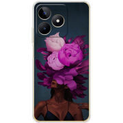 Чехол BoxFace Realme C51 Exquisite Purple Flowers