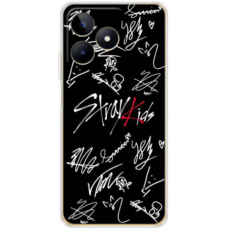 Чехол BoxFace Realme C51 Stray Kids автограф