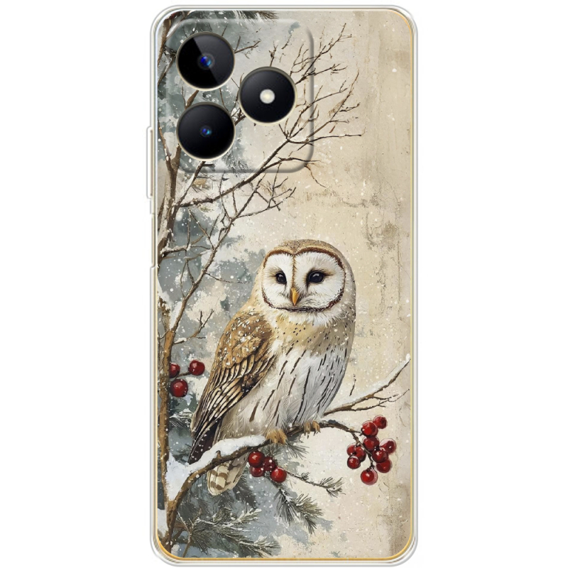 Чехол BoxFace Realme C51 Christmas Owl