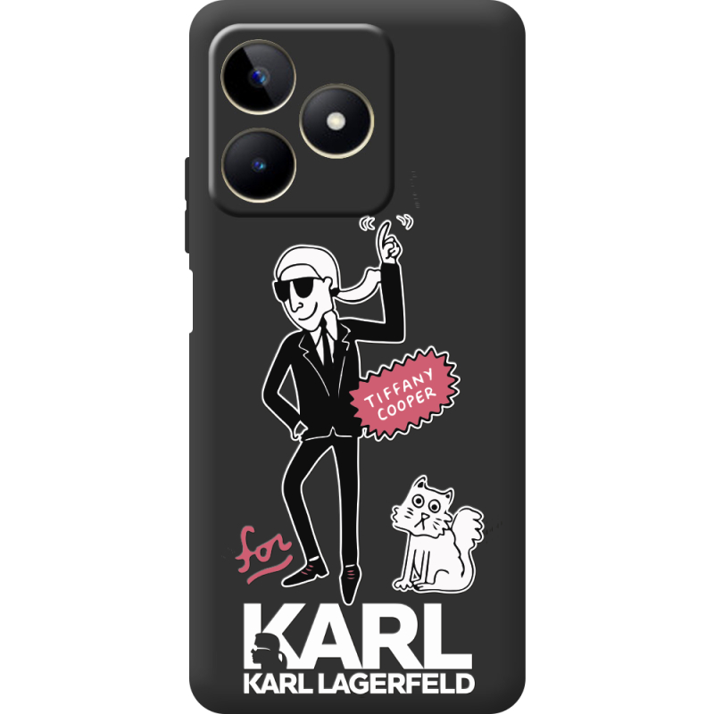 Черный чехол BoxFace Realme C51 For Karl