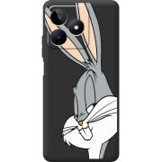 Черный чехол BoxFace Realme C51 Lucky Rabbit