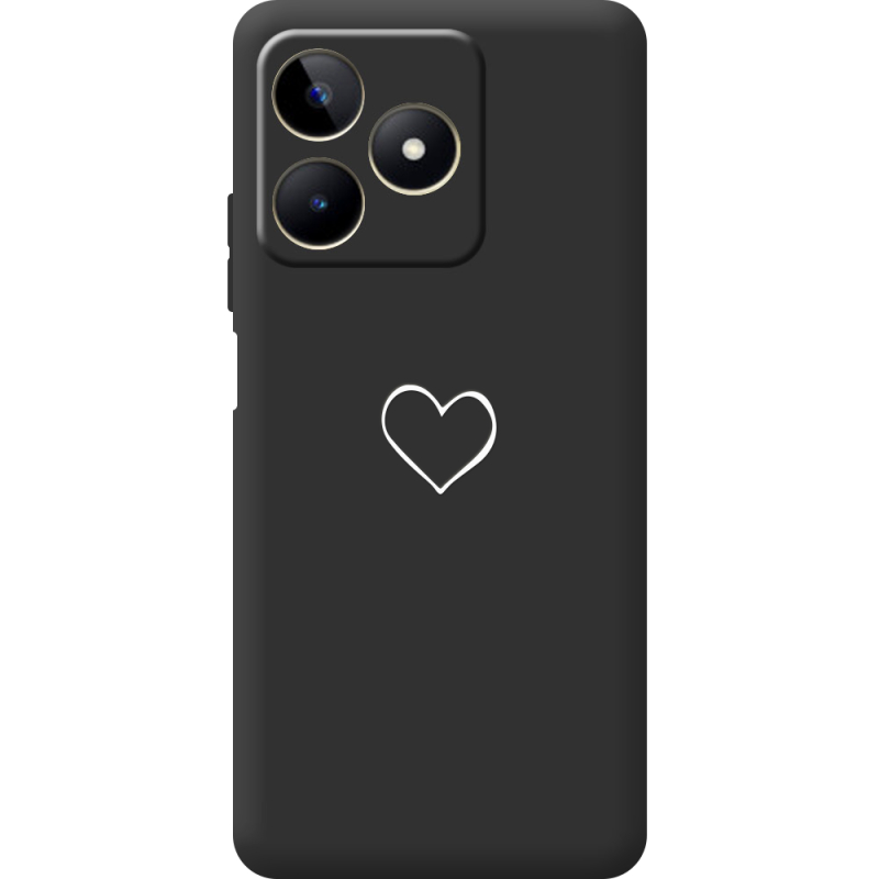 Черный чехол BoxFace Realme C51 My Heart