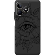 Черный чехол BoxFace Realme C51 Eye