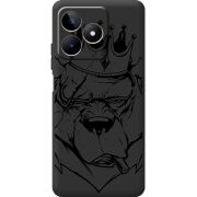 Черный чехол BoxFace Realme C51 Bear King