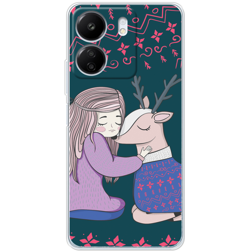 Чехол BoxFace Xiaomi Redmi 13C Girl and deer