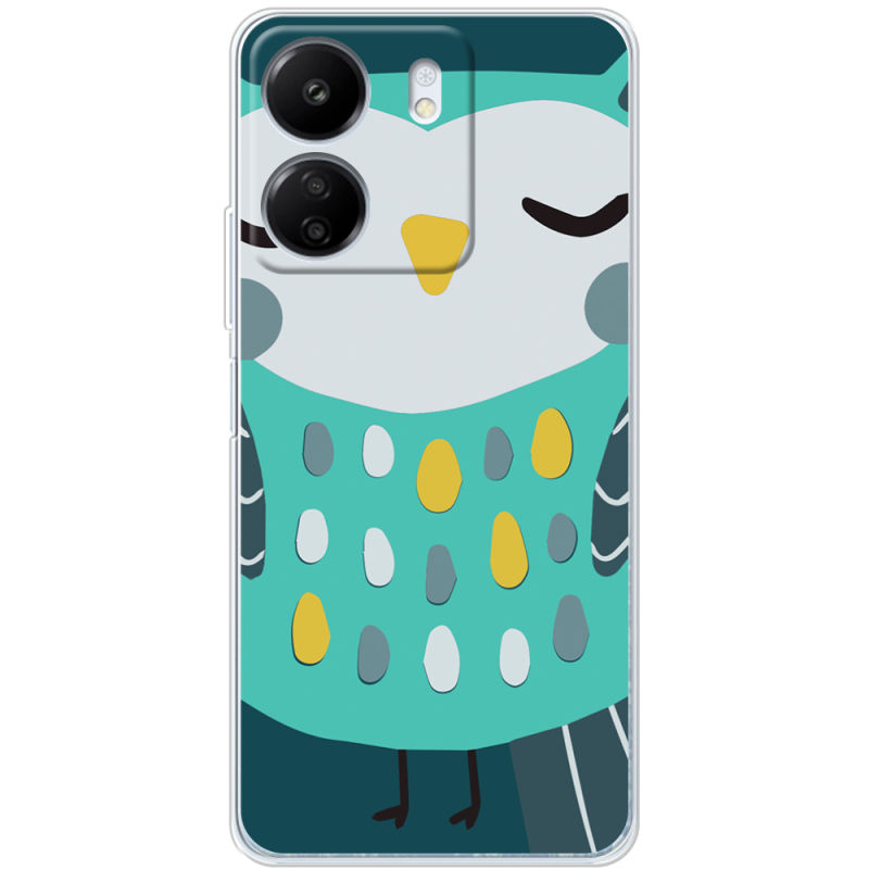 Чехол BoxFace Xiaomi Redmi 13C Green Owl
