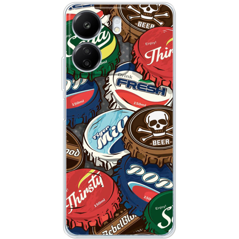 Чехол BoxFace Xiaomi Redmi 13C Drink Lids