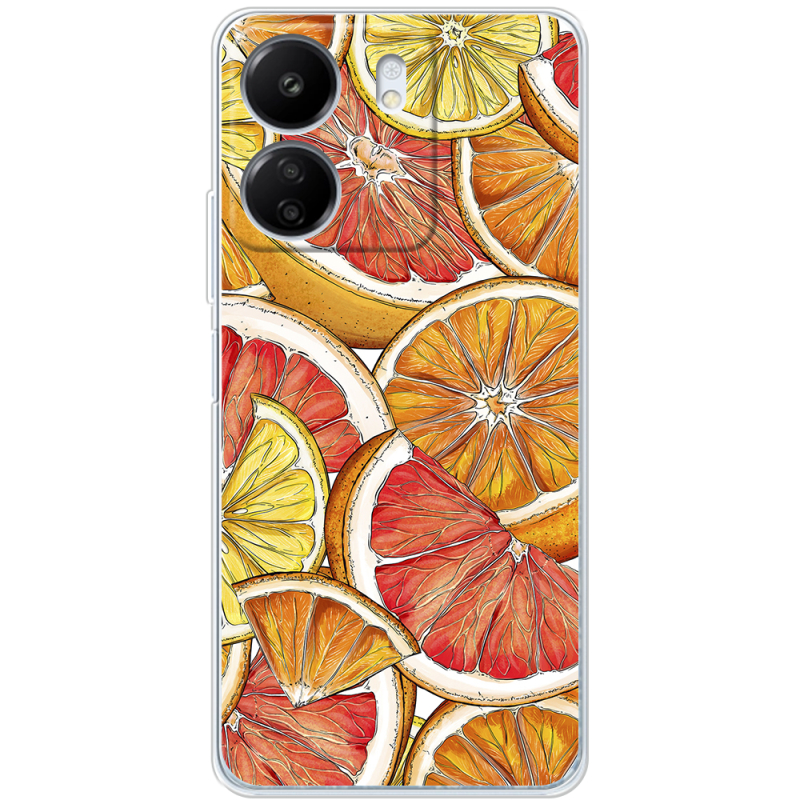 Чехол BoxFace Xiaomi Redmi 13C Citrus Pattern
