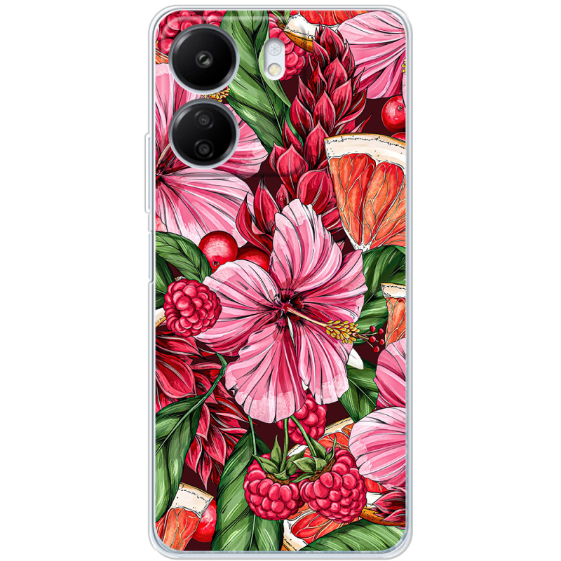 Чехол BoxFace Xiaomi Redmi 13C Tropical Flowers