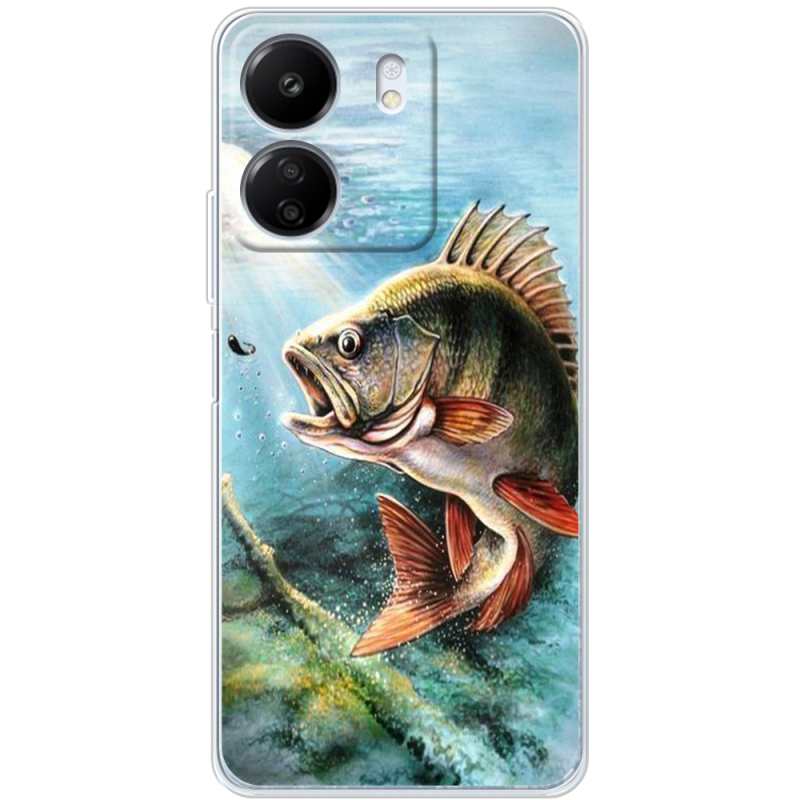 Чехол BoxFace Xiaomi Redmi 13C Полосатый Бандит