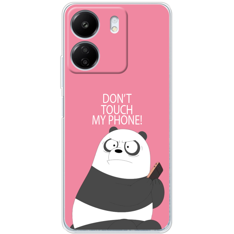 Чехол BoxFace Xiaomi Redmi 13C Dont Touch My Phone Panda