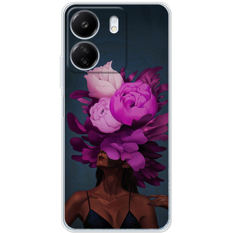 Чехол BoxFace Xiaomi Redmi 13C Exquisite Purple Flowers