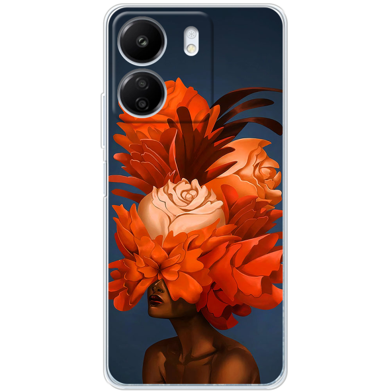 Чехол BoxFace Xiaomi Redmi 13C Exquisite Orange Flowers