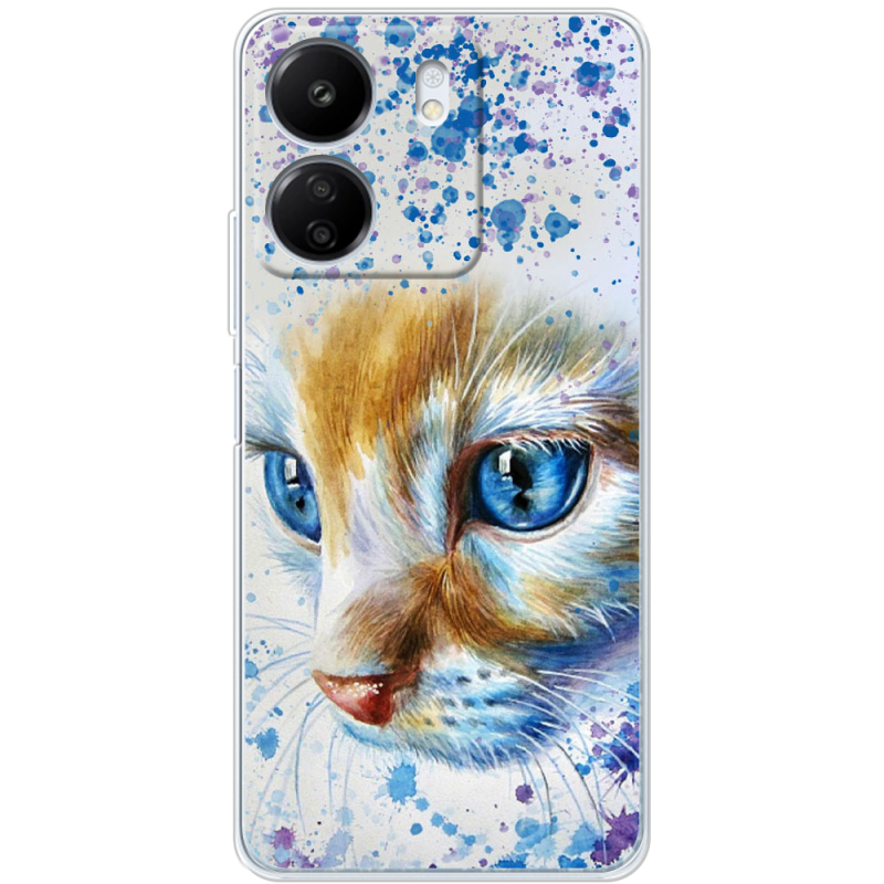 Чехол BoxFace Xiaomi Redmi 13C Голубоглазый Кот