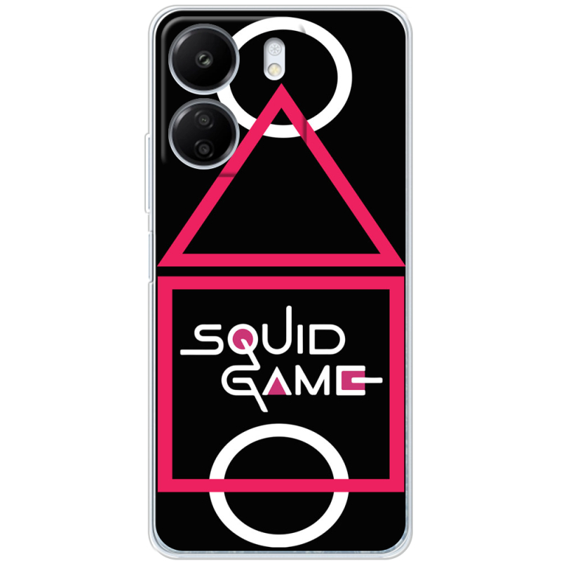 Чехол BoxFace Xiaomi Redmi 13C siquid game игра в кальмара