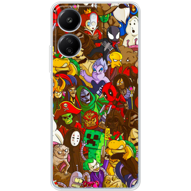 Чехол BoxFace Xiaomi Redmi 13C Злодеи