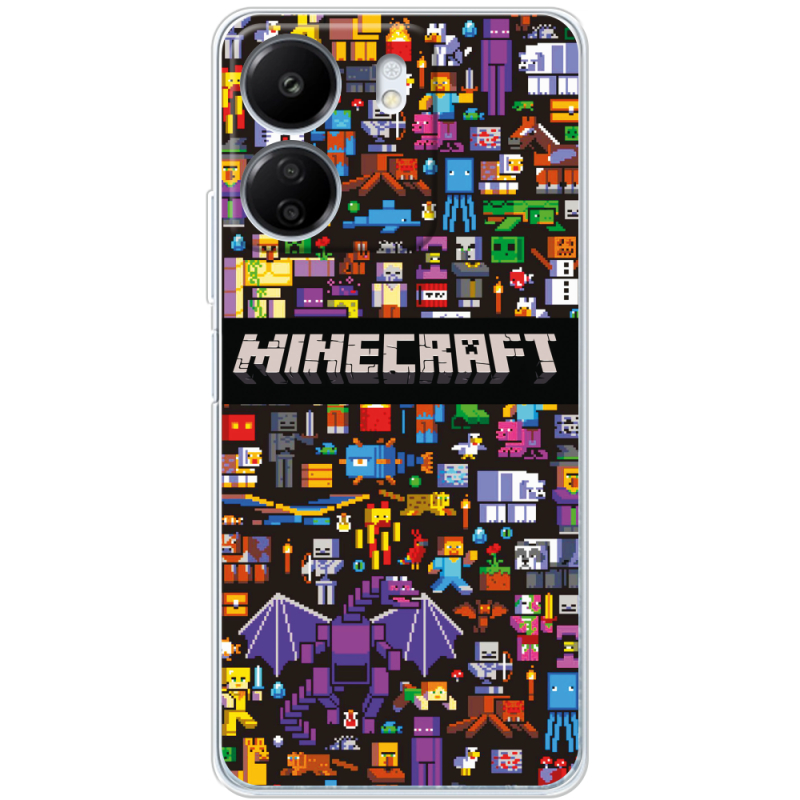 Чехол BoxFace Xiaomi Redmi 13C Minecraft Mobbery
