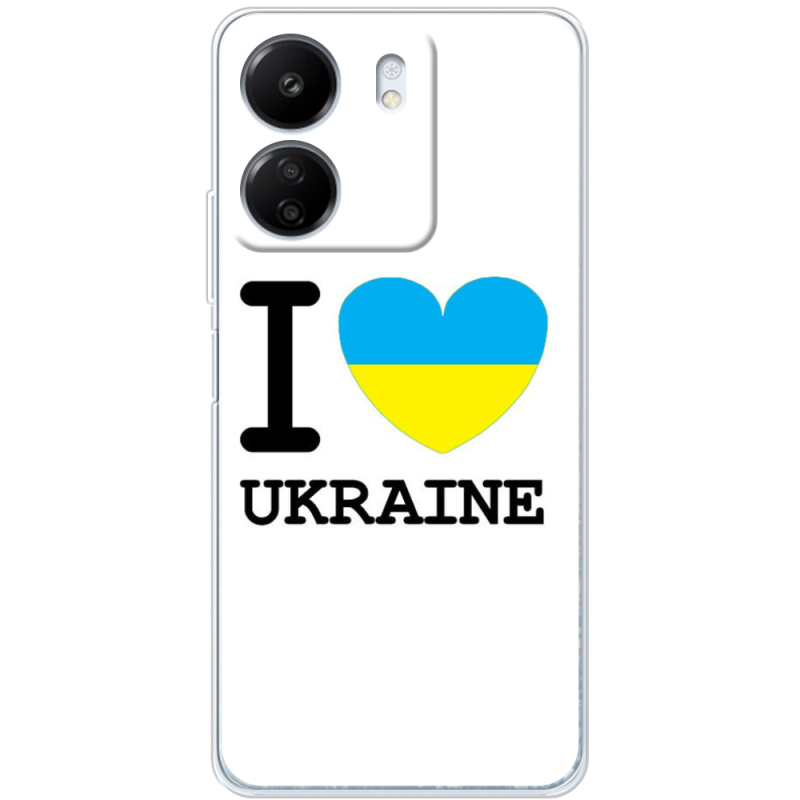 Чехол BoxFace Xiaomi Redmi 13C I love Ukraine