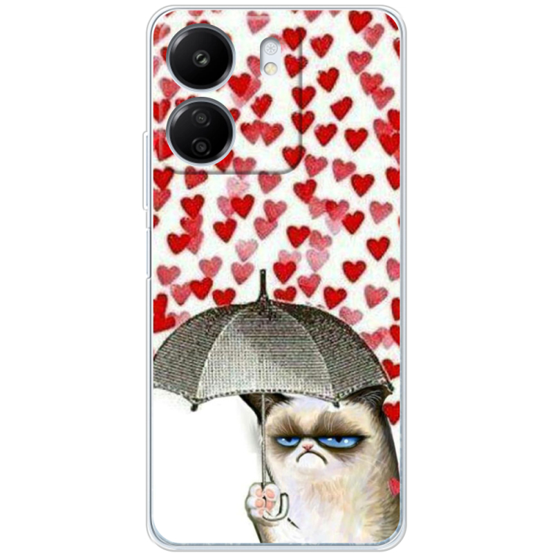 Чехол BoxFace Xiaomi Redmi 13C Raining Hearts