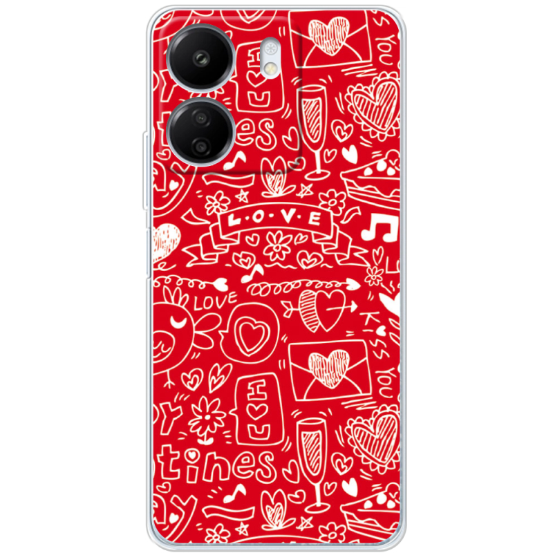 Чехол BoxFace Xiaomi Redmi 13C Happy Valentines