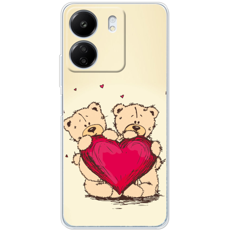 Чехол BoxFace Xiaomi Redmi 13C Teddy Bear Love