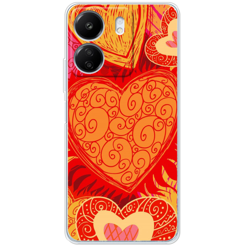 Чехол BoxFace Xiaomi Redmi 13C Warm Hearts