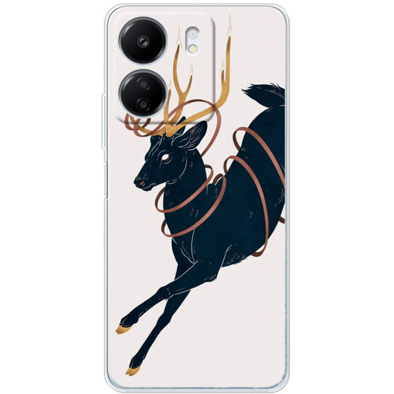 Чехол BoxFace Xiaomi Redmi 13C Black Deer