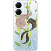 Прозрачный чехол BoxFace Xiaomi Redmi 13C Cute Mermaid