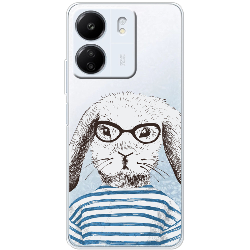 Прозрачный чехол BoxFace Xiaomi Redmi 13C MR. Rabbit