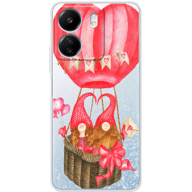 Прозрачный чехол BoxFace Xiaomi Redmi 13C Valentine Dwarfs