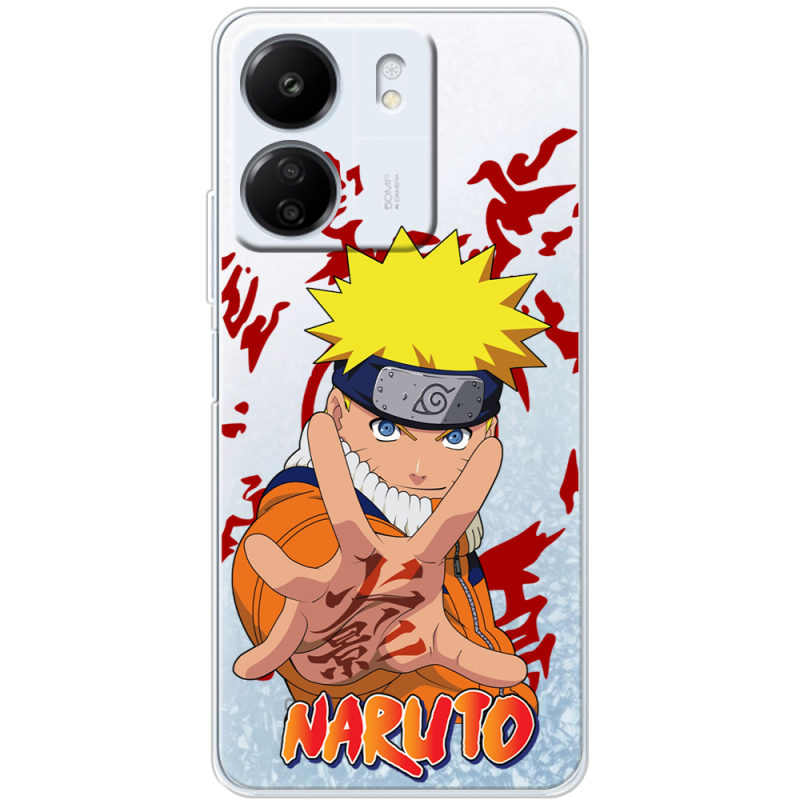 Прозрачный чехол BoxFace Xiaomi Redmi 13C Naruto