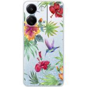 Прозрачный чехол BoxFace Xiaomi Redmi 13C Tropical