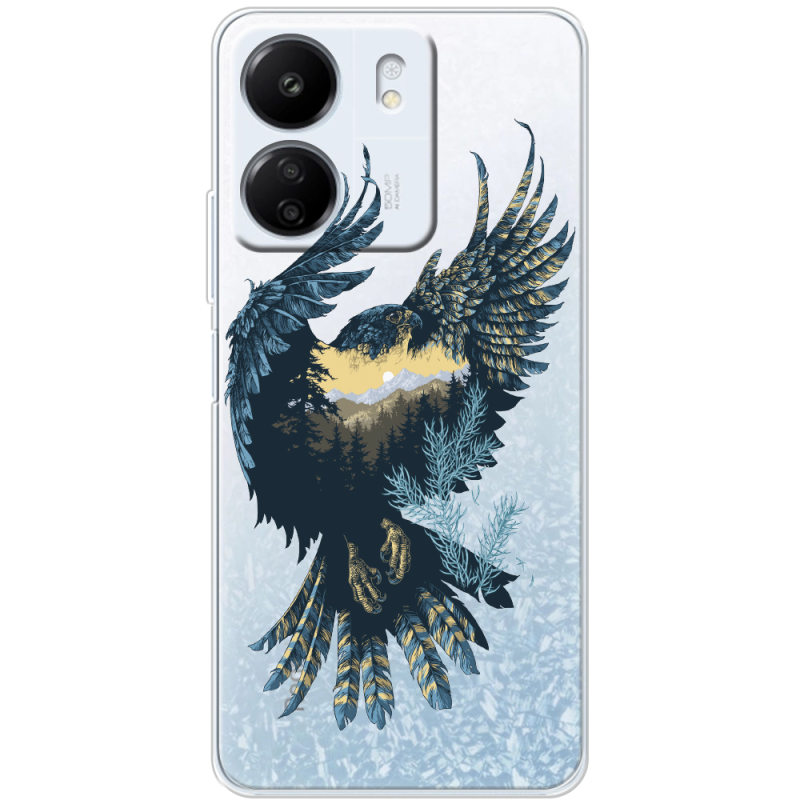Прозрачный чехол BoxFace Xiaomi Redmi 13C Eagle