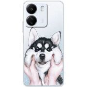 Прозрачный чехол BoxFace Xiaomi Redmi 13C Husky