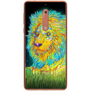 Чехол Uprint Nokia 5 Moonlight Lion